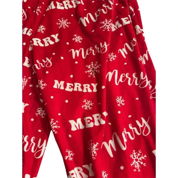 Holiday Time Christmas Family Matching Pajamas Set Red Cartoon Winter Size L/XL - Picture 9 of 15